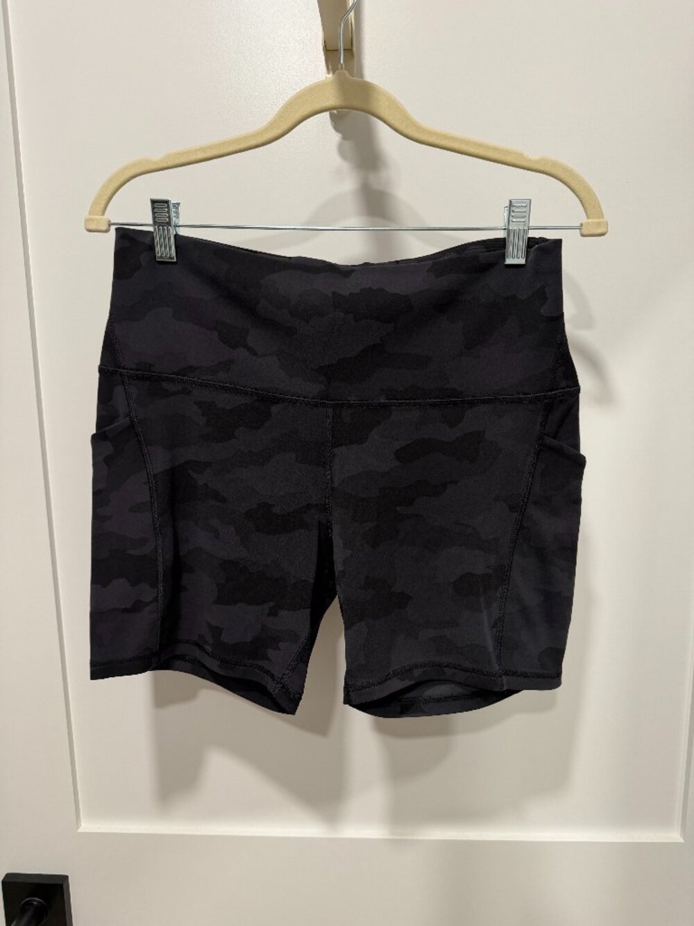 Lulu lemon Align High Rise Short with Pockets 4” Heritage 365 camo Deep